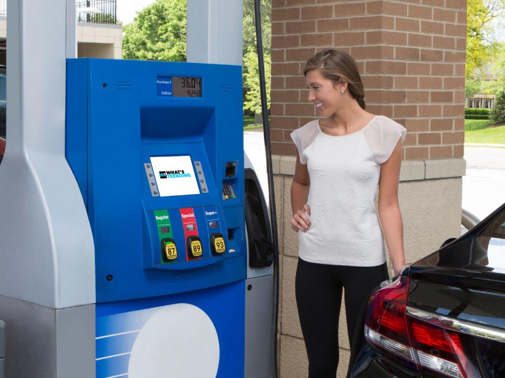 Image result for gas pump tv